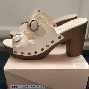 JUSTFAB Billie Studded Platform Sandal
